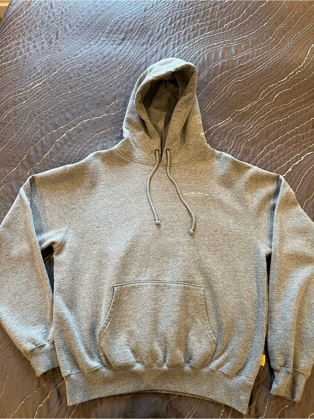 Yellow Label Co. Gray Pullover Hoodie